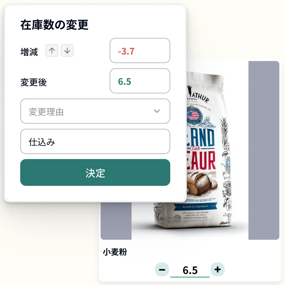 小数点管理機能のイメージ