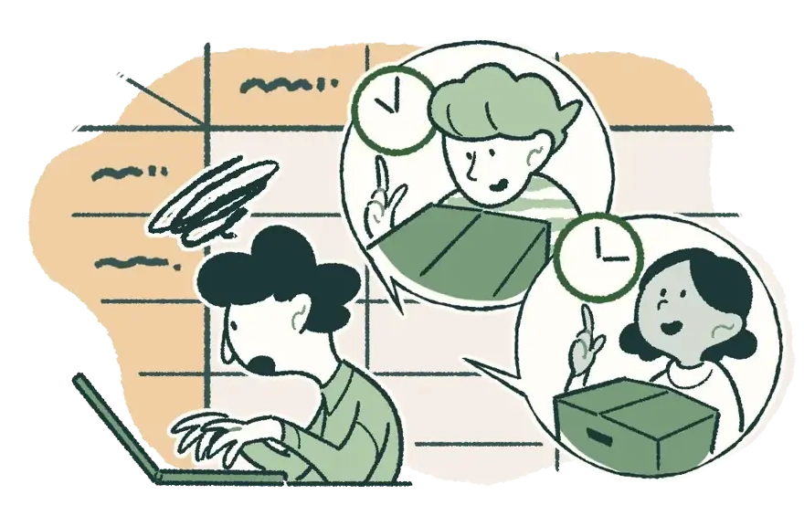 だれがいつ何個在庫を変更したかの記録が大変